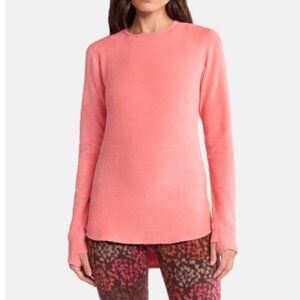 ClimateRight by Cuddl Duds Stretch Fleece Women's Long Sleeve Crew Neck